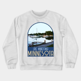 Lake Minnetonka Minnesota Decal Crewneck Sweatshirt